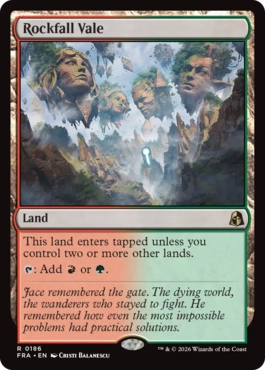 落石の谷間 Rockfall Vale 英語 Foil