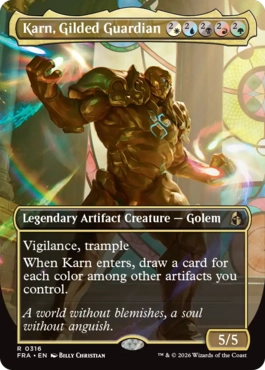 金色の守護者、カーン Karn, Gilded Guardian 英語