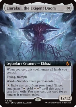迫り来る破滅、エムラクール Emrakul, the Exigent Doom 英語 Foil